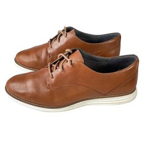 Cole Haan Womens OriginalGrand Leather Plain Oxford SIZE 7.5 Brown Lace up